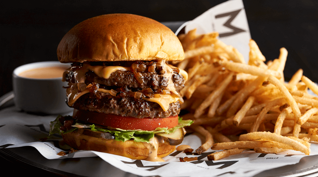 Double Stacked Ravenous Style Burger