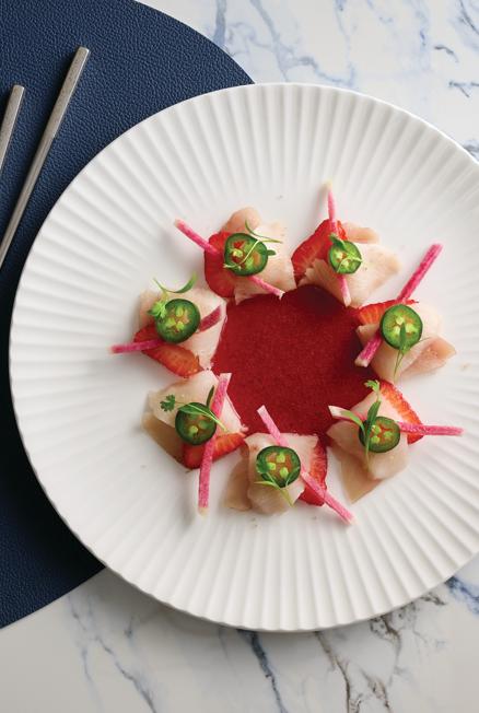 Yellowtail Crudo Aguachile Photo