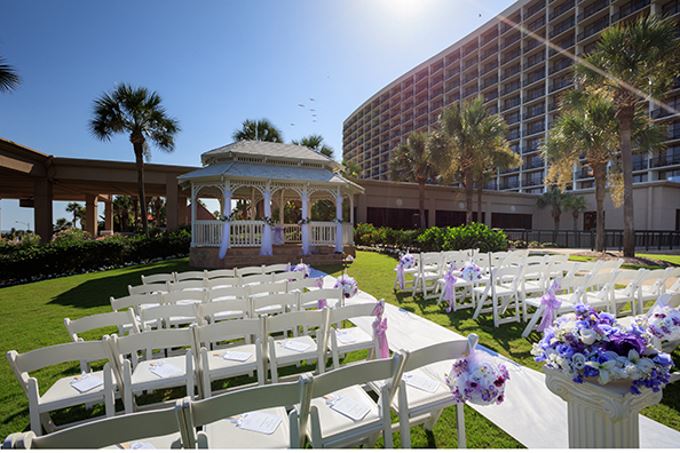 Wedding event at Landry's Hotel