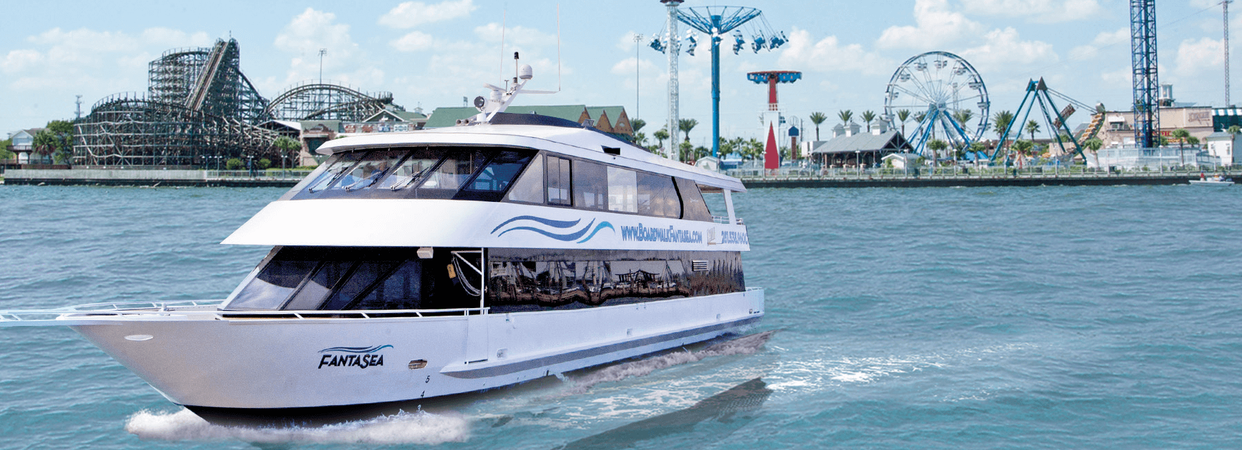 boardwalk fantasea yacht charter kemah tx