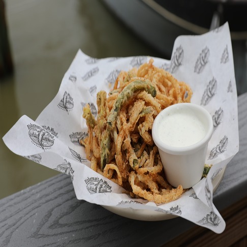 FIWF Onion Strings and Jalapeños