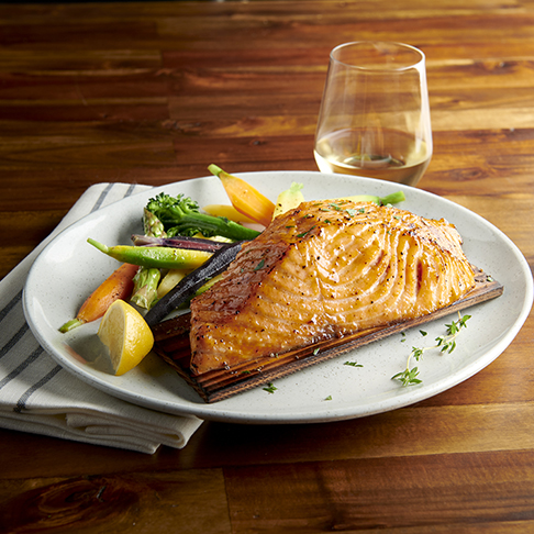 Northwest Cedar Plank Salmon