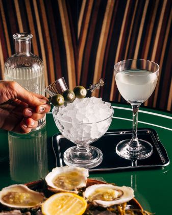2. The Corner Store_Oli's Dirty Martini with Dirty Martini Oysters__Credit_TheCornerStoreSoHo.com